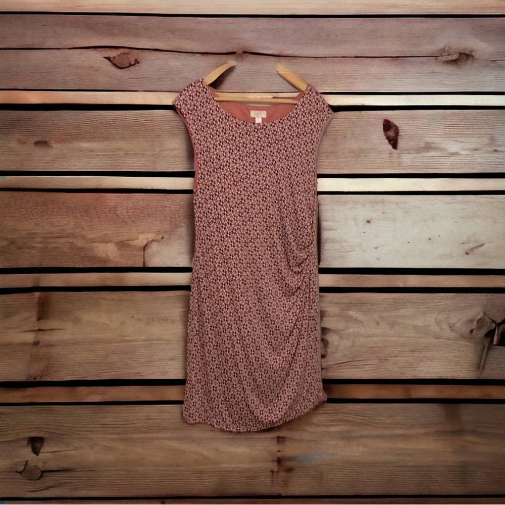 Loft Outlet Sleeveless Side Ruched Dress
